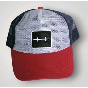 Hatch Outdoors Trucker Hat Cap Adjustable Baseball Mesh Red White Blue Dad Gift